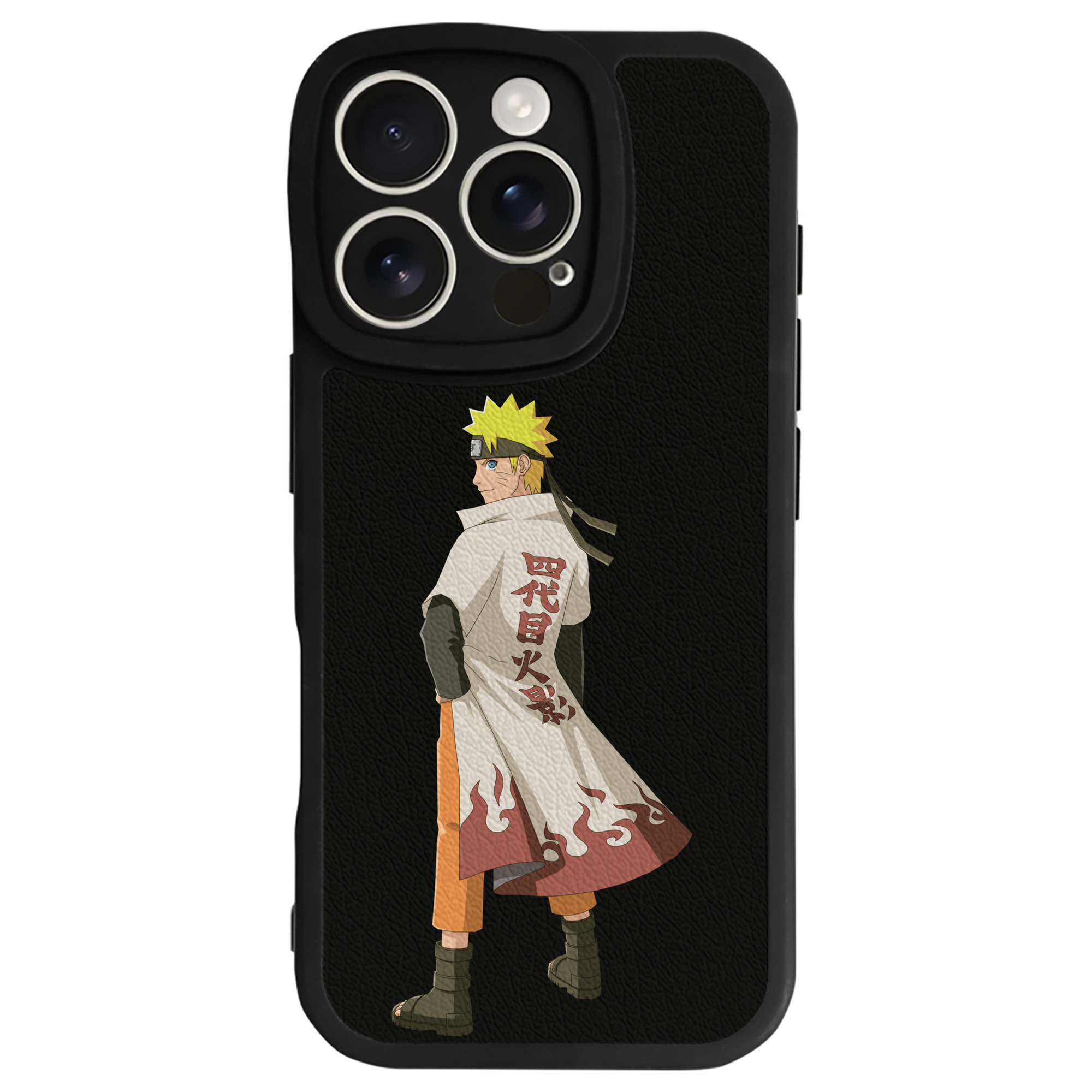 （画像用） NARUTO -ナルト- うずまき ナルト Uzumaki Naruto 【iPhone 16シリーズ対応】シリコンスマホケース（レザー調） 材質：シリコン